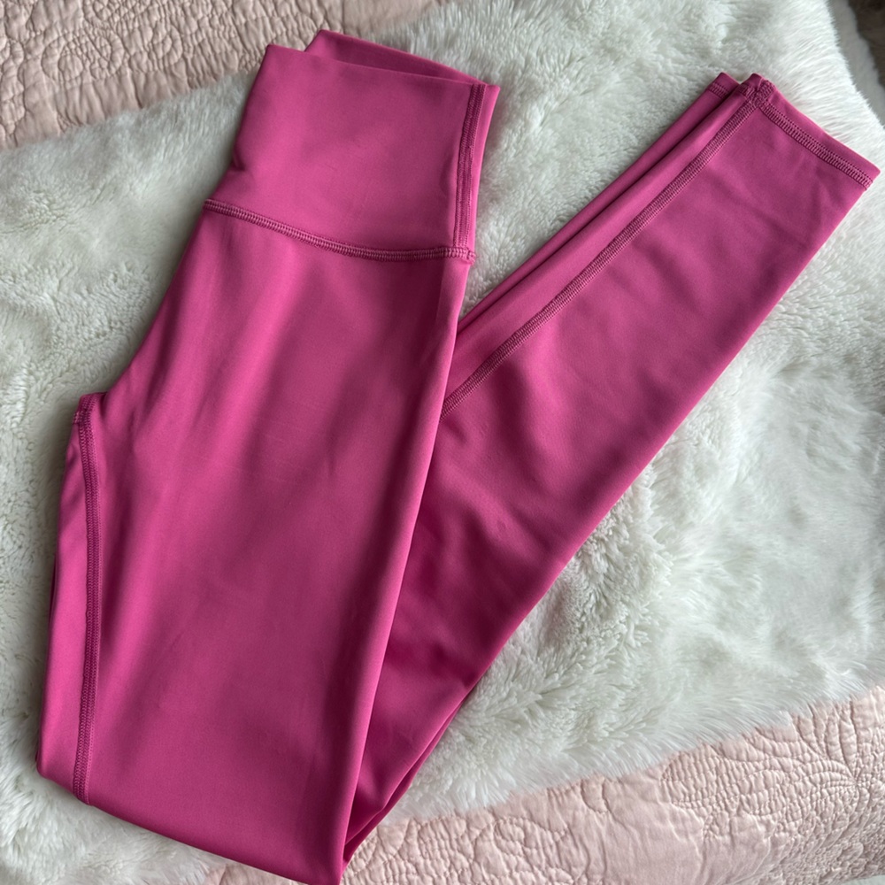 ALO Airlift Yoga Vibrant Pink Leggings